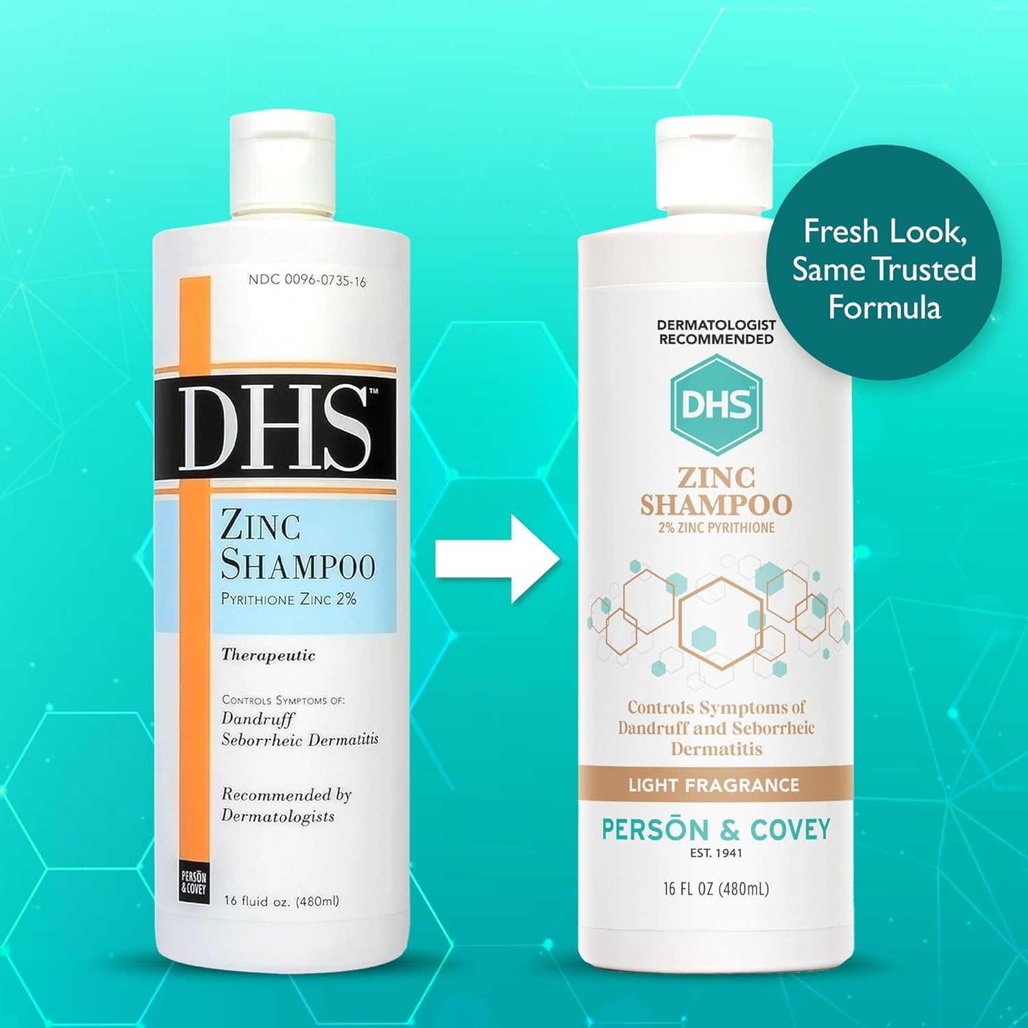 Amazon.com : DHS Zinc Shampoo 16 oz : Beauty & Personal Care